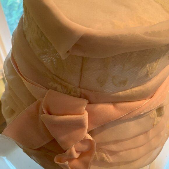 Early 1900s Pink Pillbox Womens Hat - Picture 5 of 8